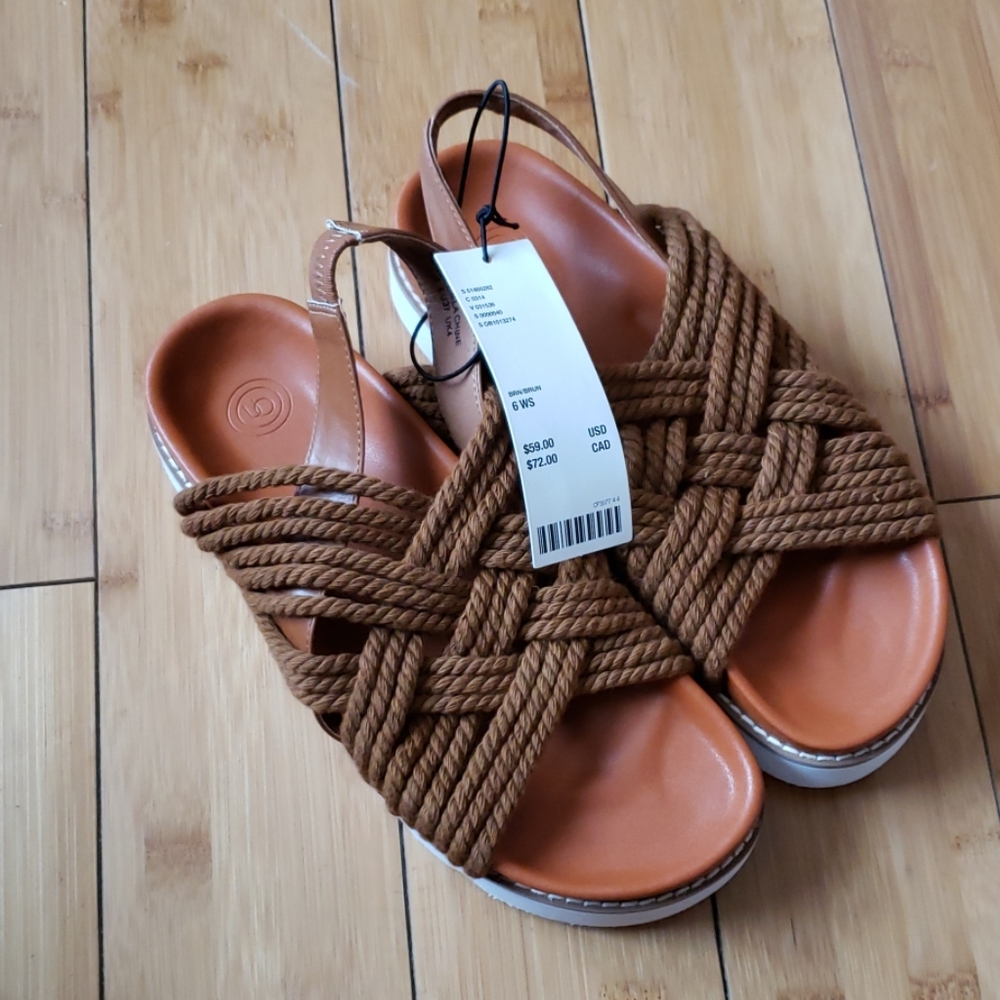 Tan sandals